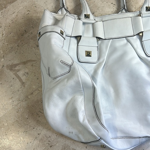 Temperley London. Large white leather tote. - Picture 14 of 16